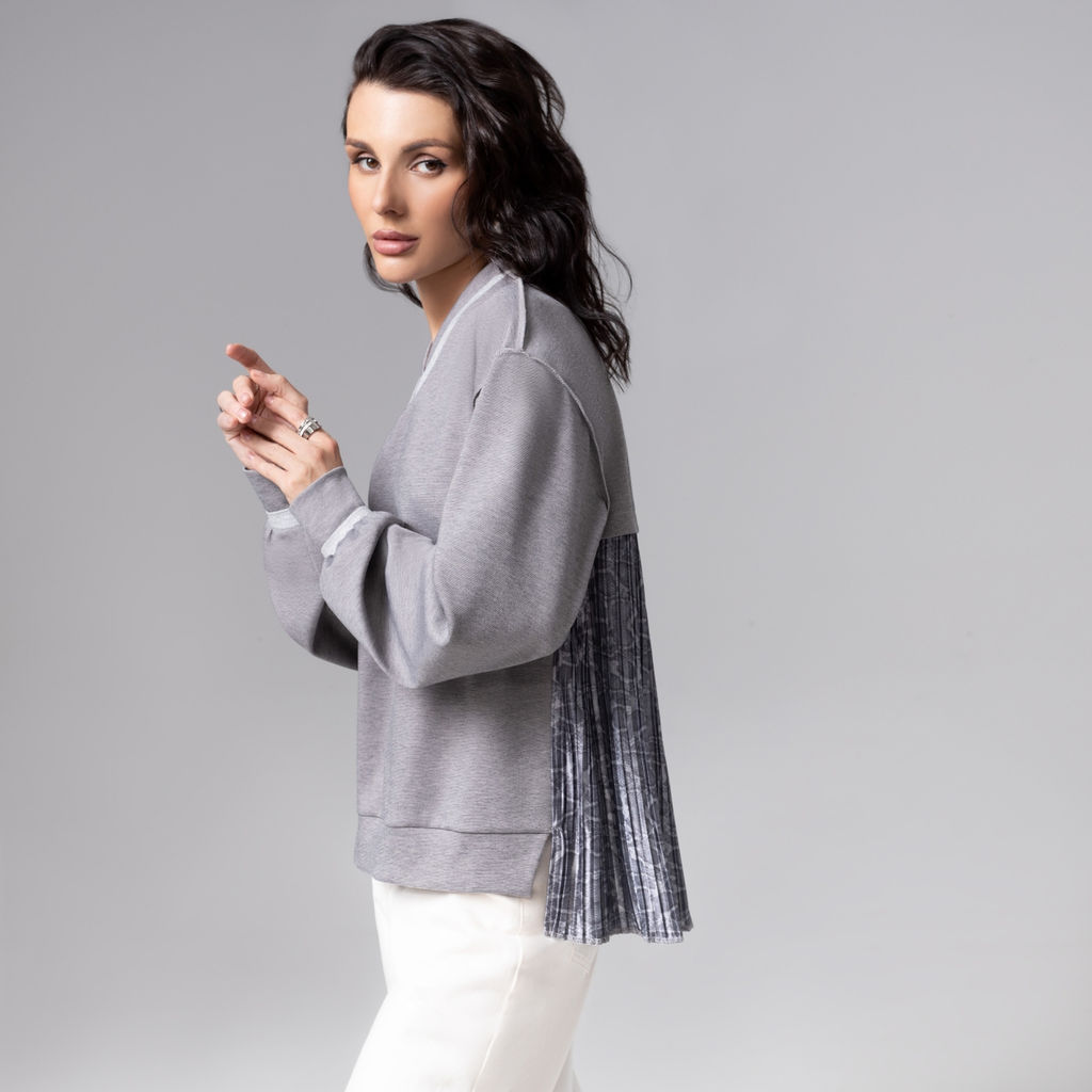 Свитшот со швами наружу, Успех в руках (серый) - Charutti фото 8