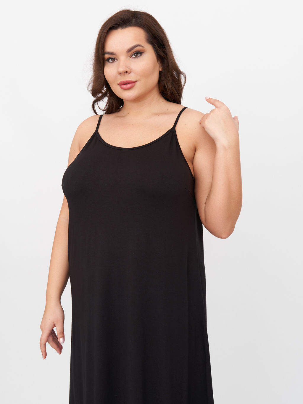 Сарафан трикотажный SA22003BLK01 - Артесса фото 9