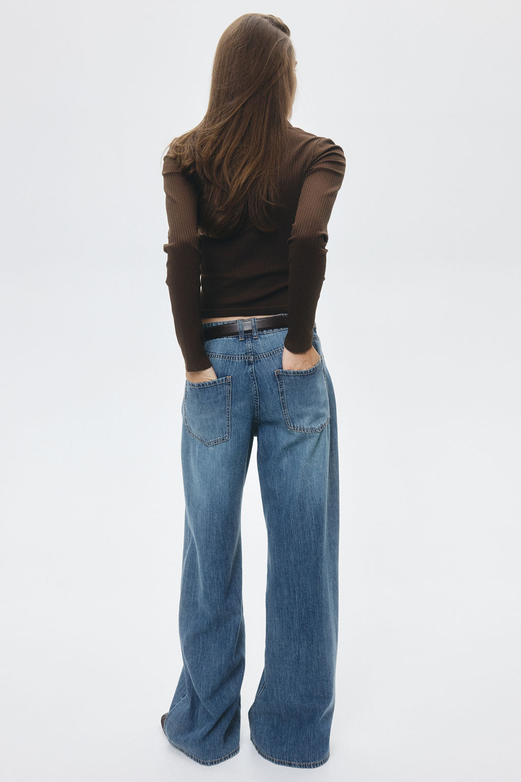 Wide Regular Jeans - H&m фото 6
