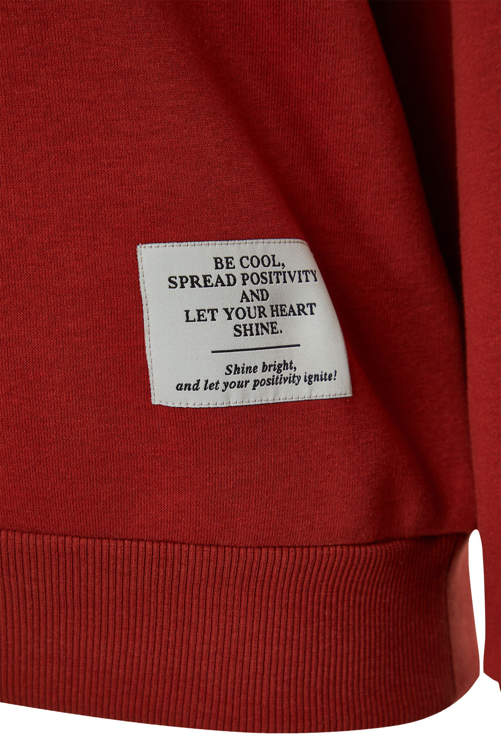 TRENDYOLMILLA Lacivert Etiket Detayl? Regular Bisiklet Yaka Orme Sweatshirt TWOAW24SW00289  фото 8