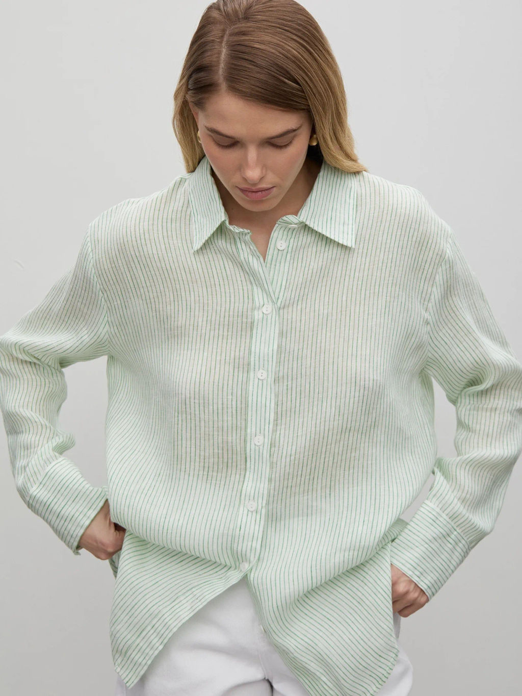 ЕМКА / Рубашка в полоску - Emka фото 3