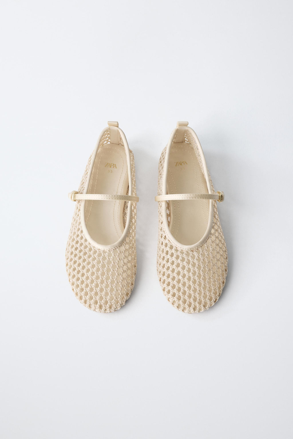 BAILARINA REJILLA / Blanco Crudo - Zara фото 4