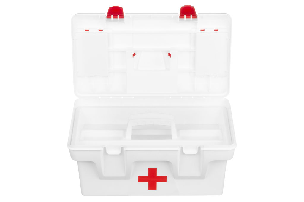 Ящик для медикаментов-аптечка 16 л 40,5*23,5*21 см Массимос крыш.с 2-мя защел.и 2-мя органай+вклад - Elan gallery фото 24