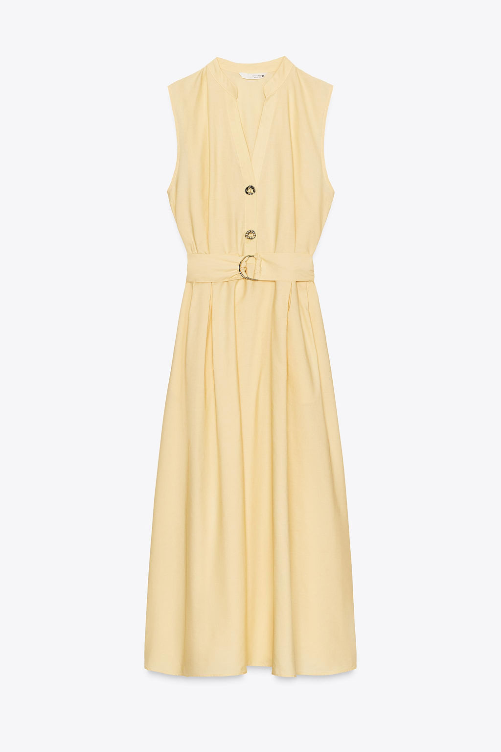 POPLIN MIDI DRESS WITH BELT - Zara фото 18