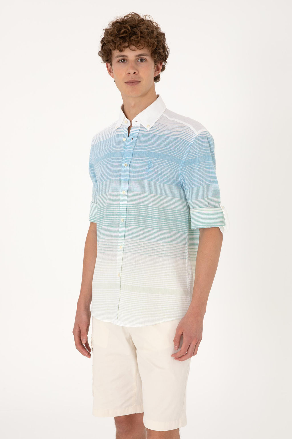 Erkek Mint Uzun Kollu G_mlek Sepette S_rpriz _ndirim - U.s. polo assn фото 3