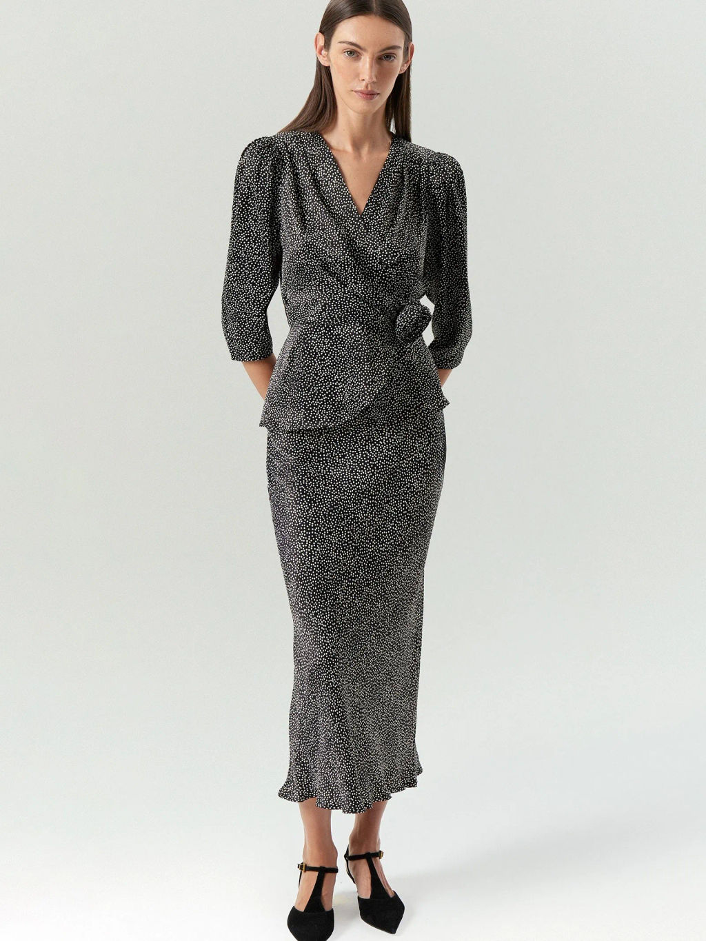 Emka / Юбка миди из 100% вискозы фото 2