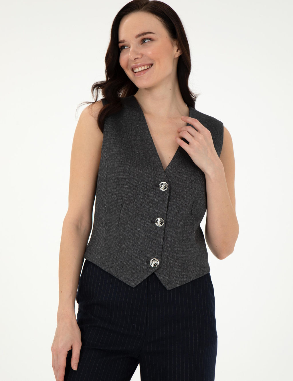 Antrasit Yelek - Pierre cardin фото 3