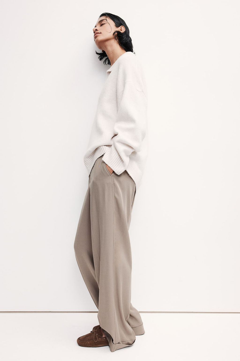 Pantalon sastre con vuelta - H&m фото 4