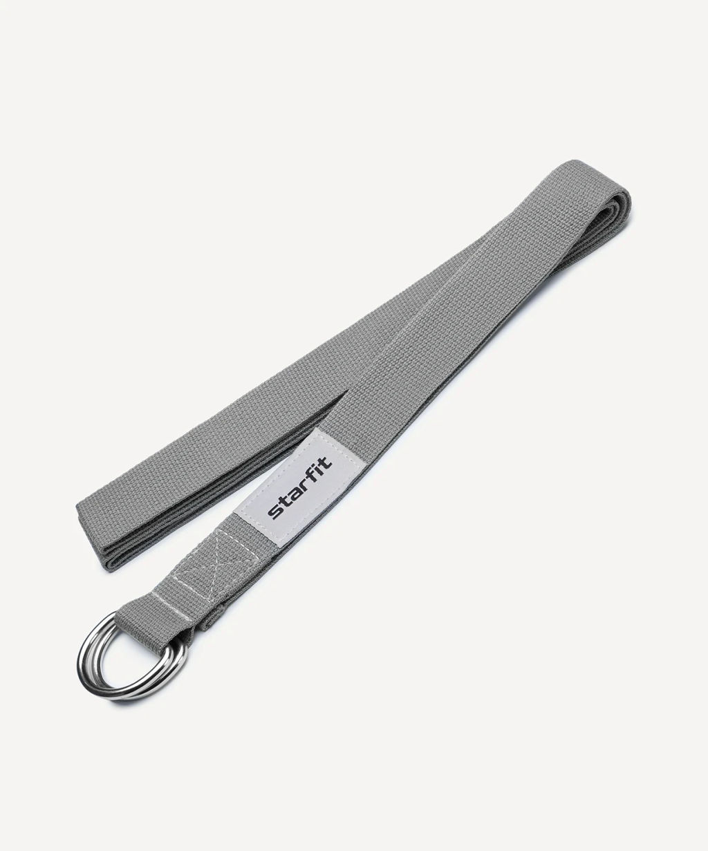 Ремень для йоги STARFIT YB-100 240 см, темно-серый фото 3