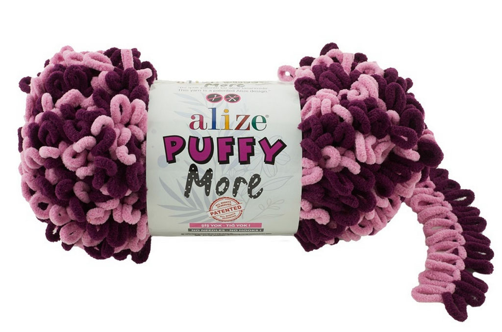 Пуффи Морэ (Puffi More) пряжа Alize 100%микрополиэстер 2х150г/11.5м