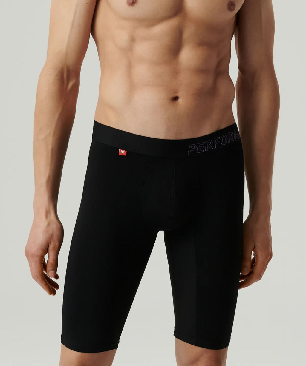 ATLANTIC MH-1184 Трусы шорты Long Performance черный  фото 5