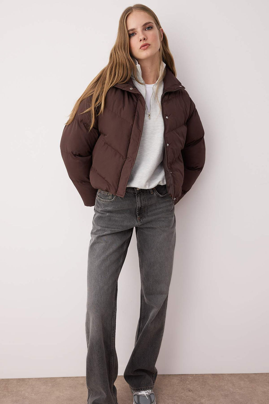 TRENDYOLMILLA Siyah Regular Su Itici Sisme Mont TWOAW24MO00048  фото 47