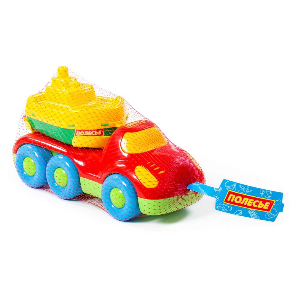 Дружок, автомобиль для перевозки кораблика + кораблик Буксир - Полесье фото 6