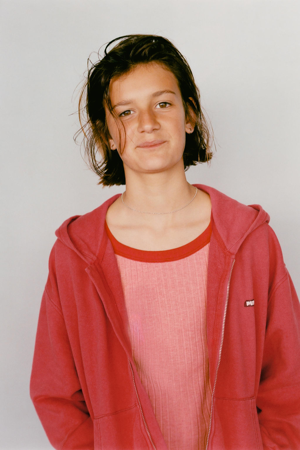 SUDADERA CROPPED WAFFLE PUKAS SURF / Rojo - Zara фото 5