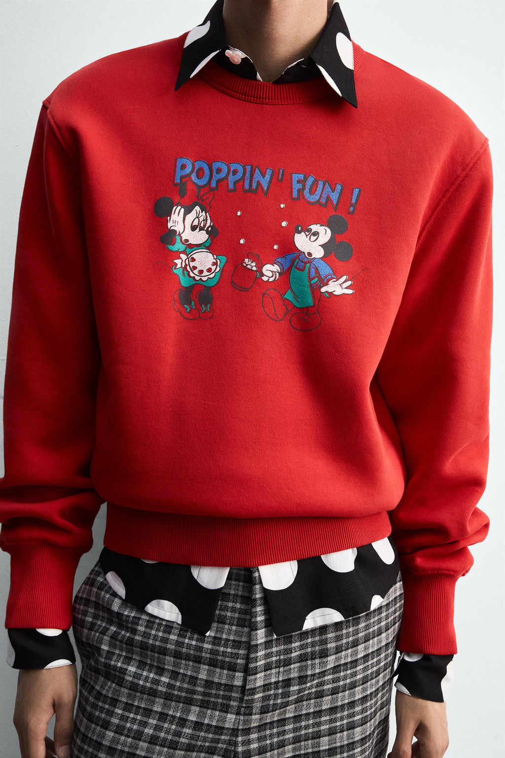 MINNIE + MICKEY SWEATSHIRT HARRY LAMBERT FOR ZARA X DISNEY  фото 6