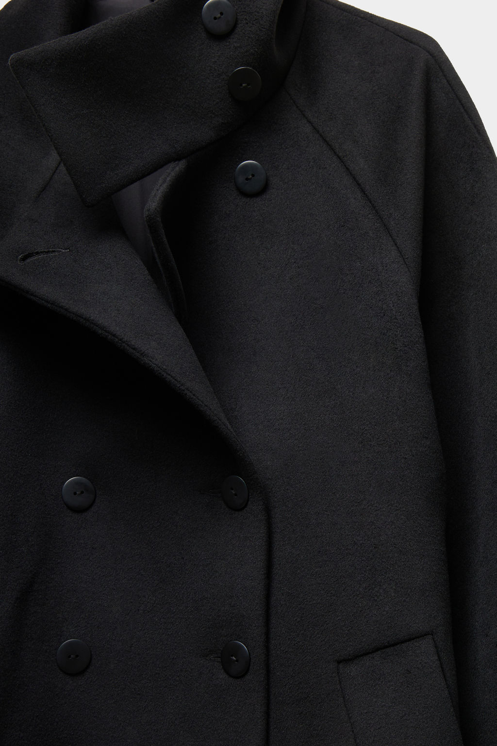 Пальто двубортное с рукавом реглан - Mollis фото 7