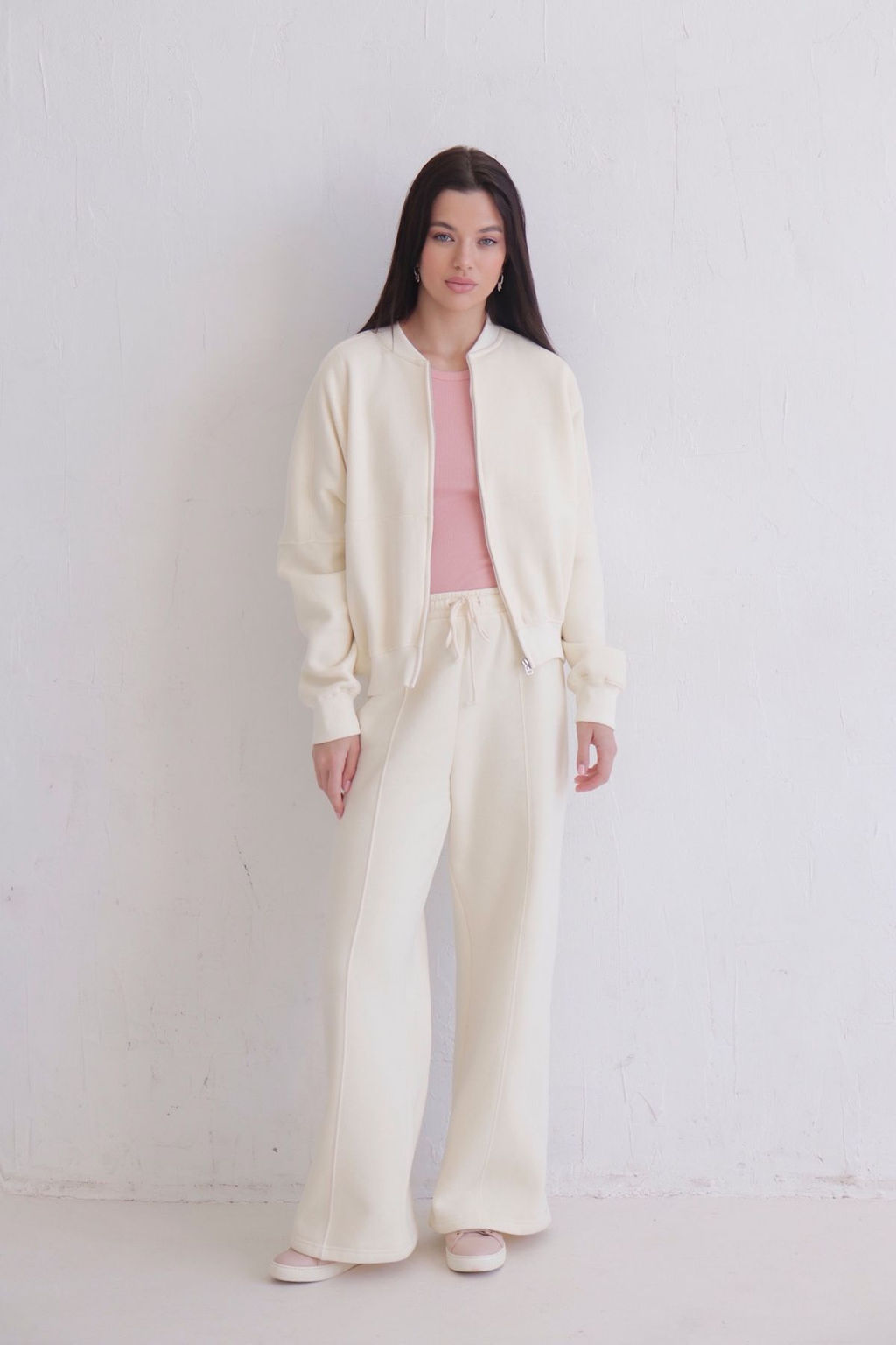 12347 Трикотажный костюм молочный - Martichelli фото 11
