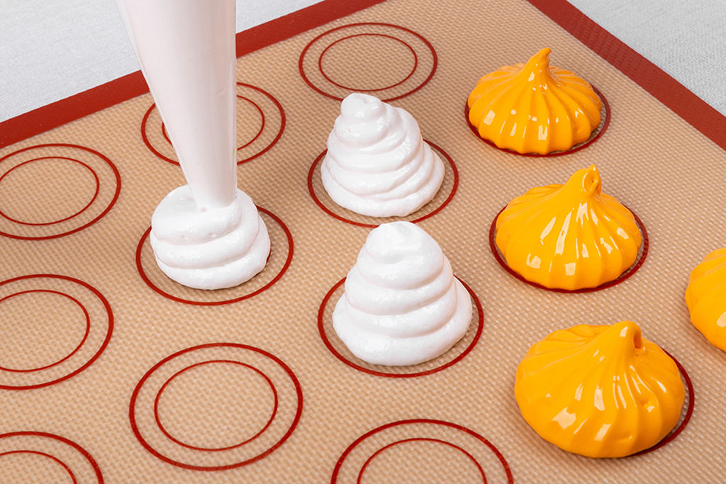 S-CHIEF SHF-0080 Мат для выпечки с разметкой для пирожных макарон 29.5 см х 42 см 1 шт  фото 4