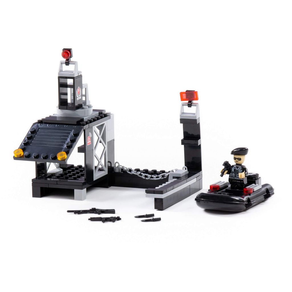 Конструктор Классик Город. Полиция-1.6 (101 элемент) (в коробке) - Полесье фото 2