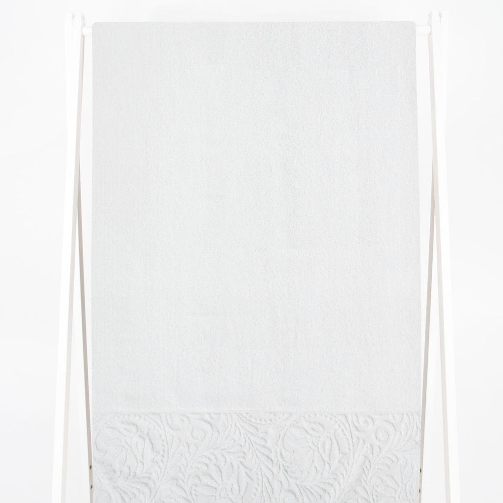 6с102.411ж1 Таисия (1-белый шепот) Полотенце махровое 67х150см