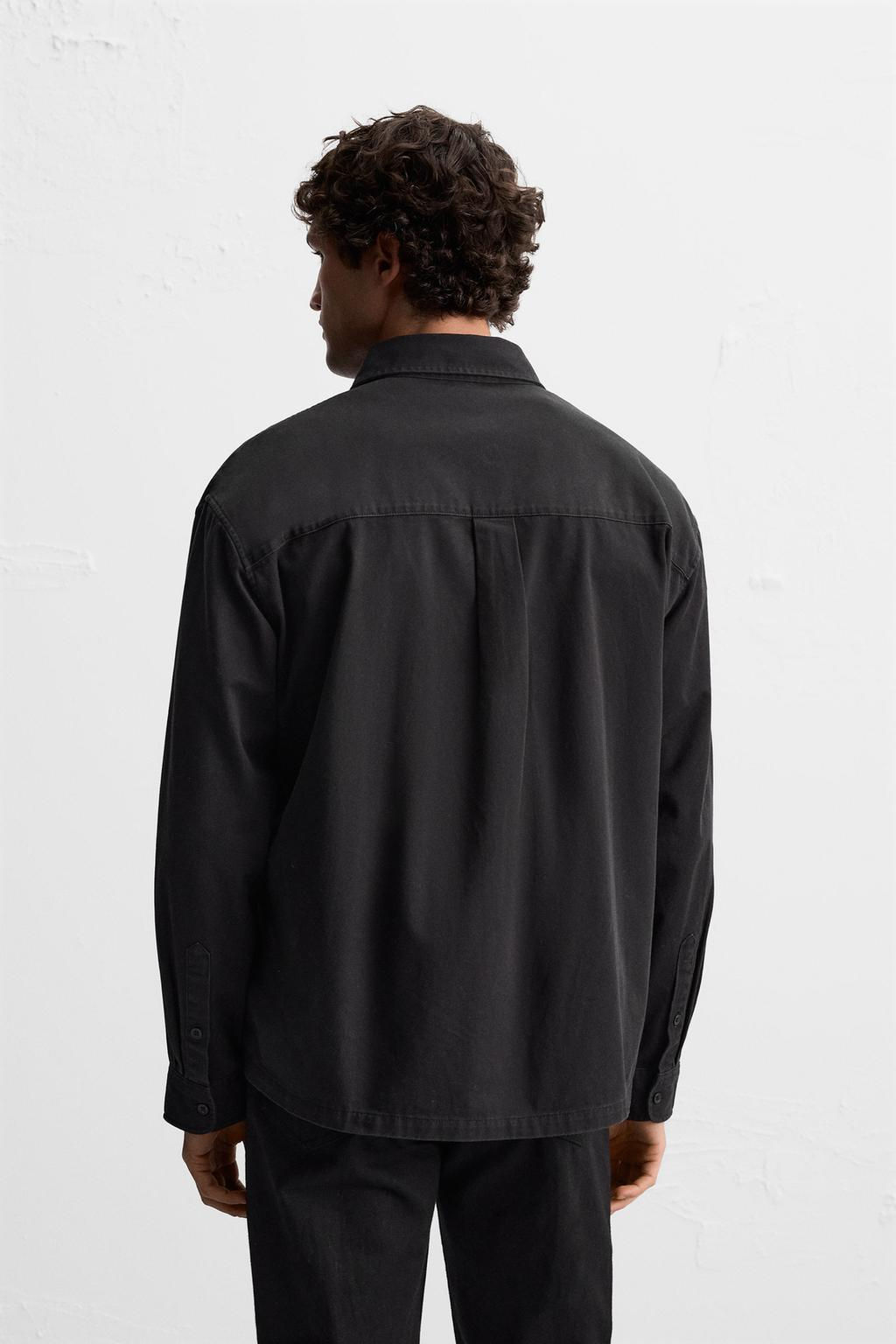 WASHED RELAXED FIT SHIRT - Zara фото 20