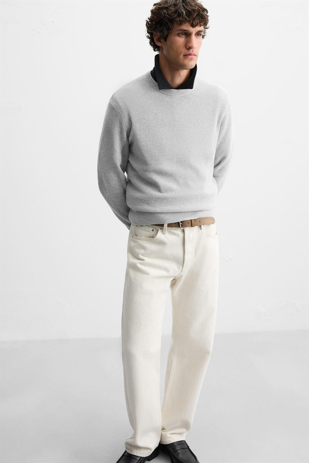 TEXTURED BASIC SWEATER - Zara фото 21