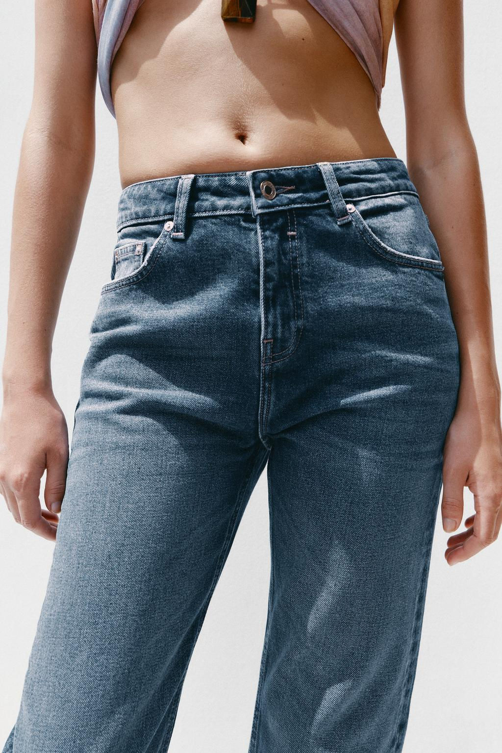 Z1975 SLIM FIT HIGH-WAIST JEANS - Zara фото 4