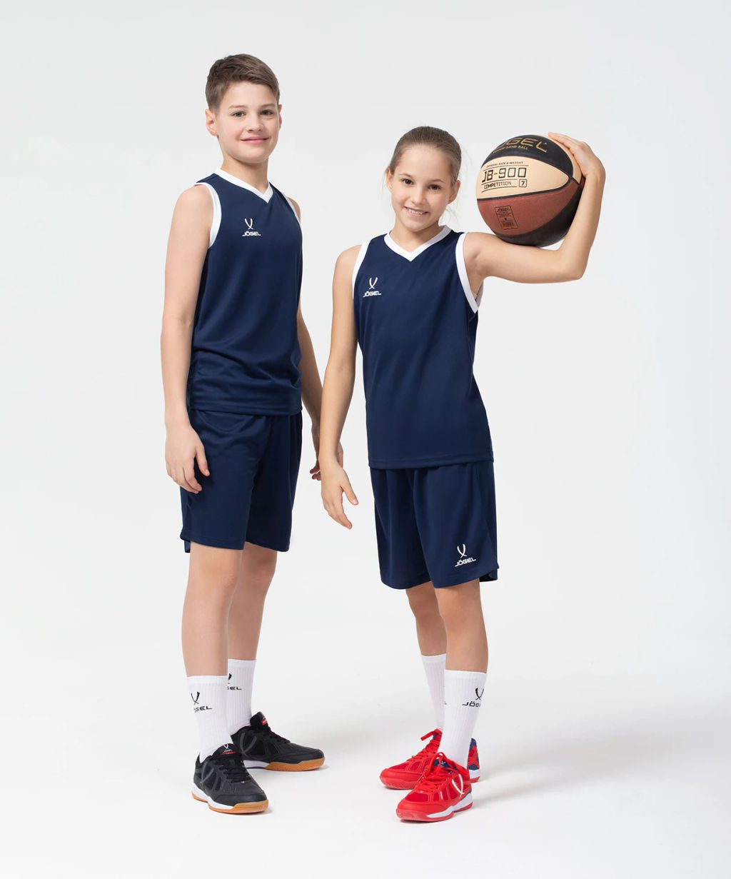 Шорты баскетбольные JOGEL CAMP Basic, темно-синий, детский  фото 6