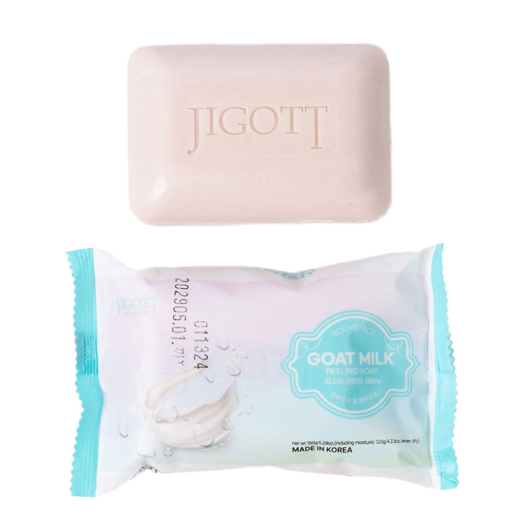 Jigott Мыло-скраб для лица и тела с экстрактом козьего молока / Goat Milk Scrub Soap, 150 г