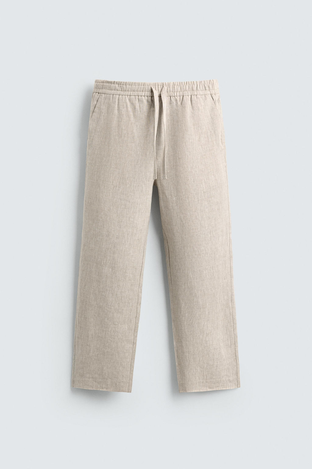 100% LINEN RELAXED FIT TROUSERS - Zara фото 7