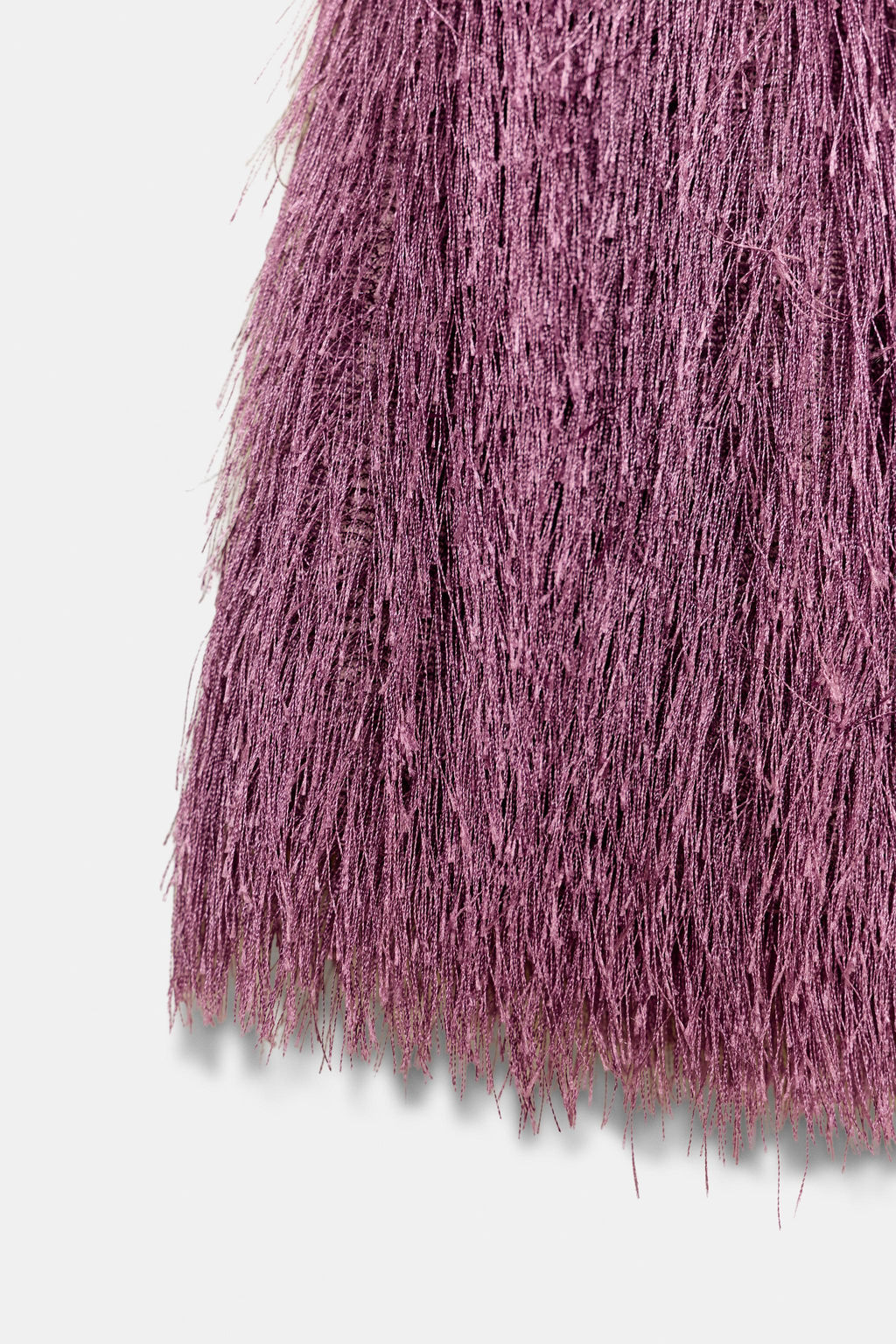 FRINGED SHORT SKIRT - Zara фото 8
