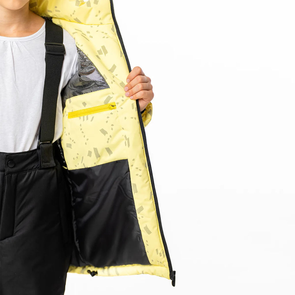 RODOS Куртка для девочки мембрана зима М-283 (Куртка) Жёлтый