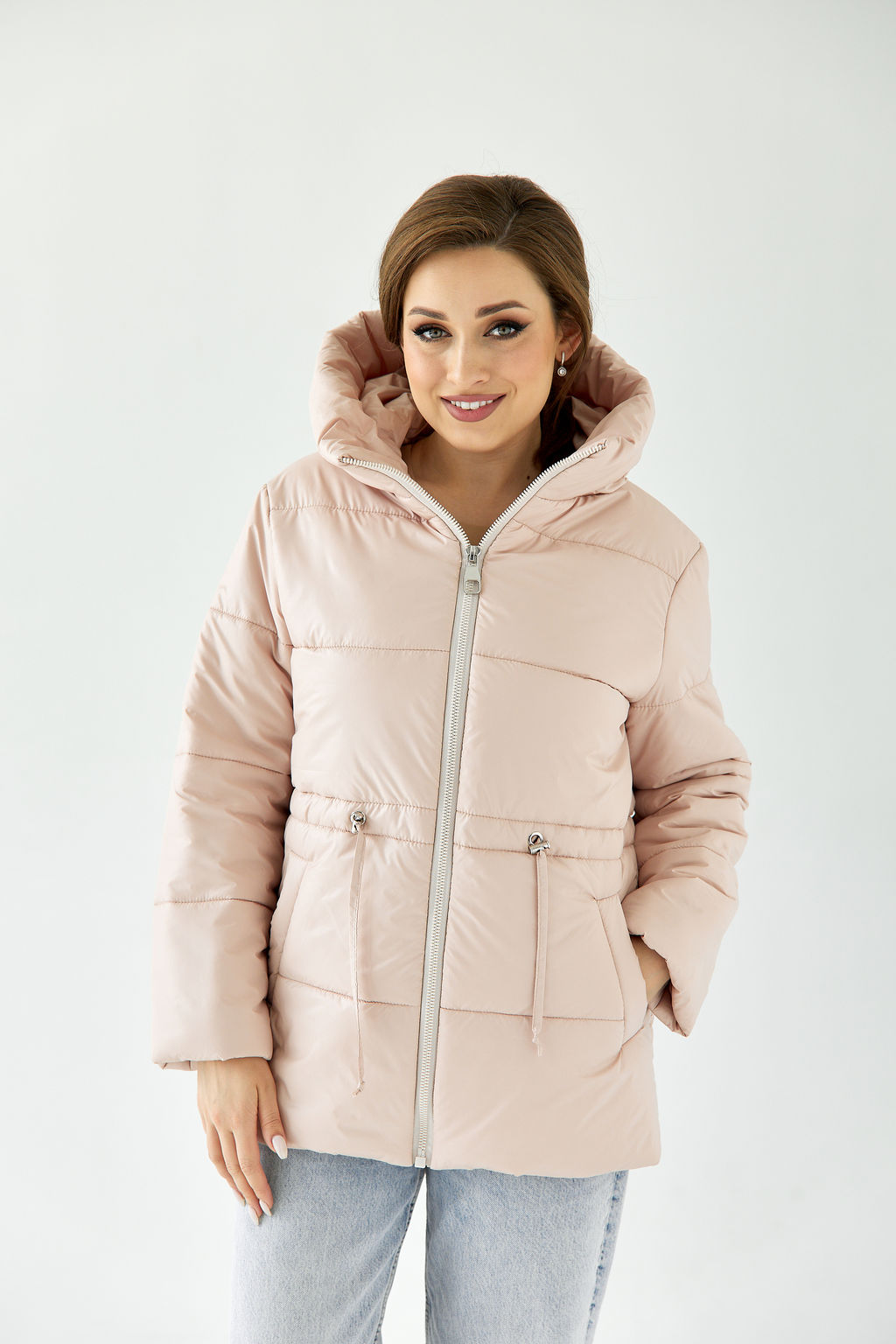 Куртка женская демисезонная 24424 (нежно-розовый) - Kankan фото 4