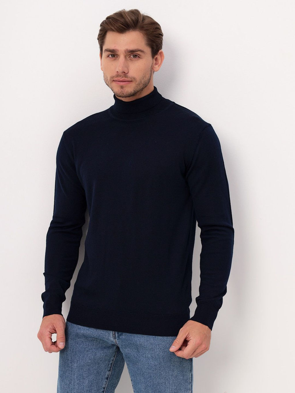 Джемпер мужской GREG G123-AN231909А (т. синий)