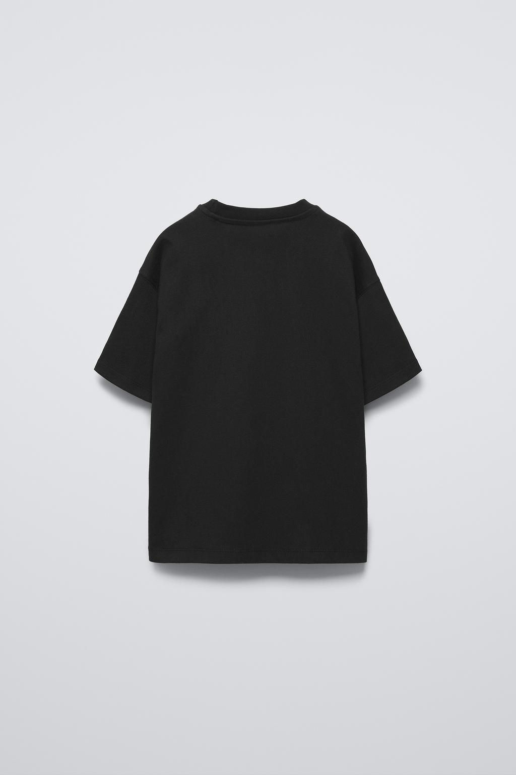 PLAIN MEDIUM WEIGHT T-SHIRT - Zara фото 9