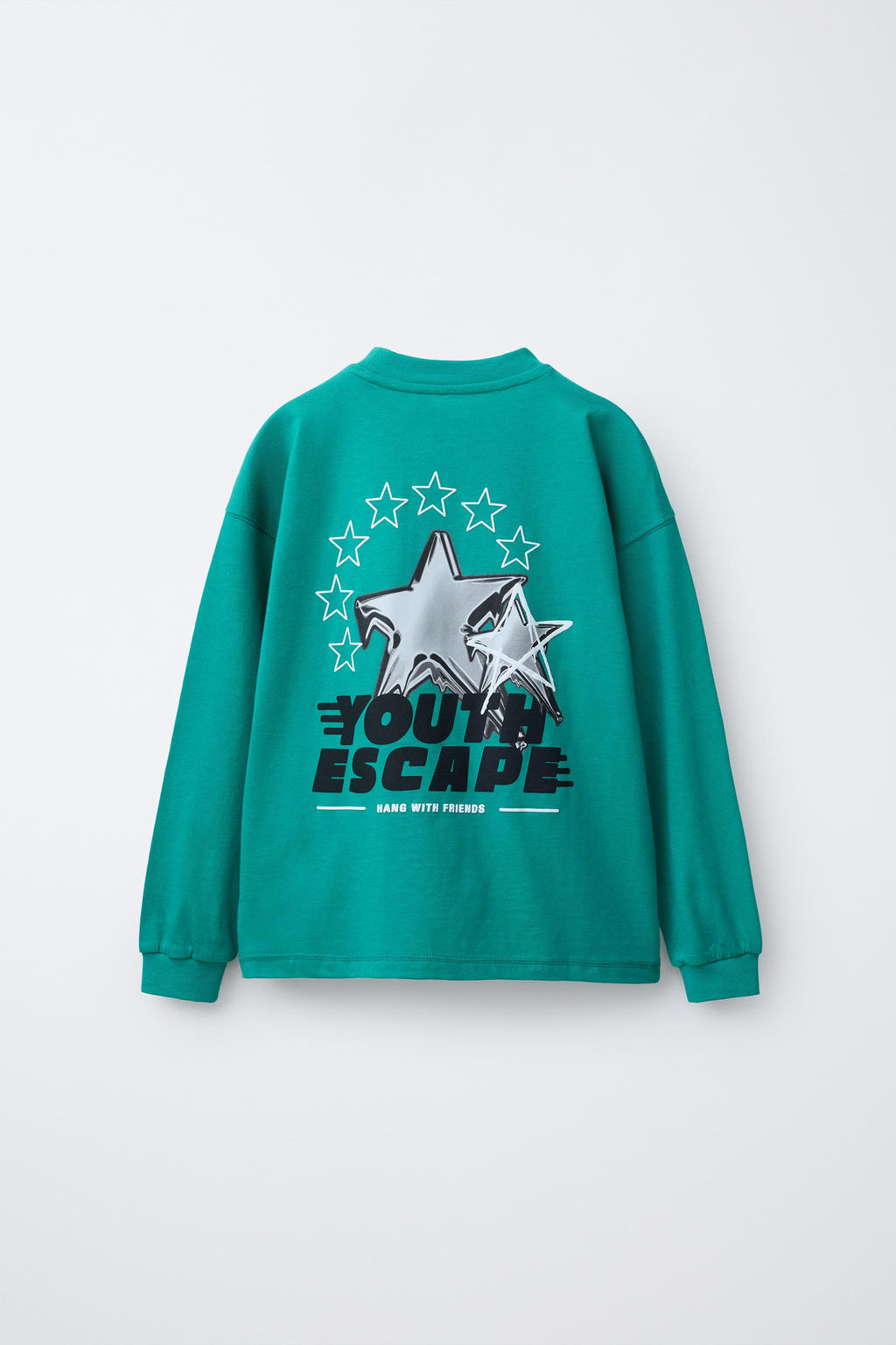 T-SHIRT WITH RAISED PRINT - Zara фото 2