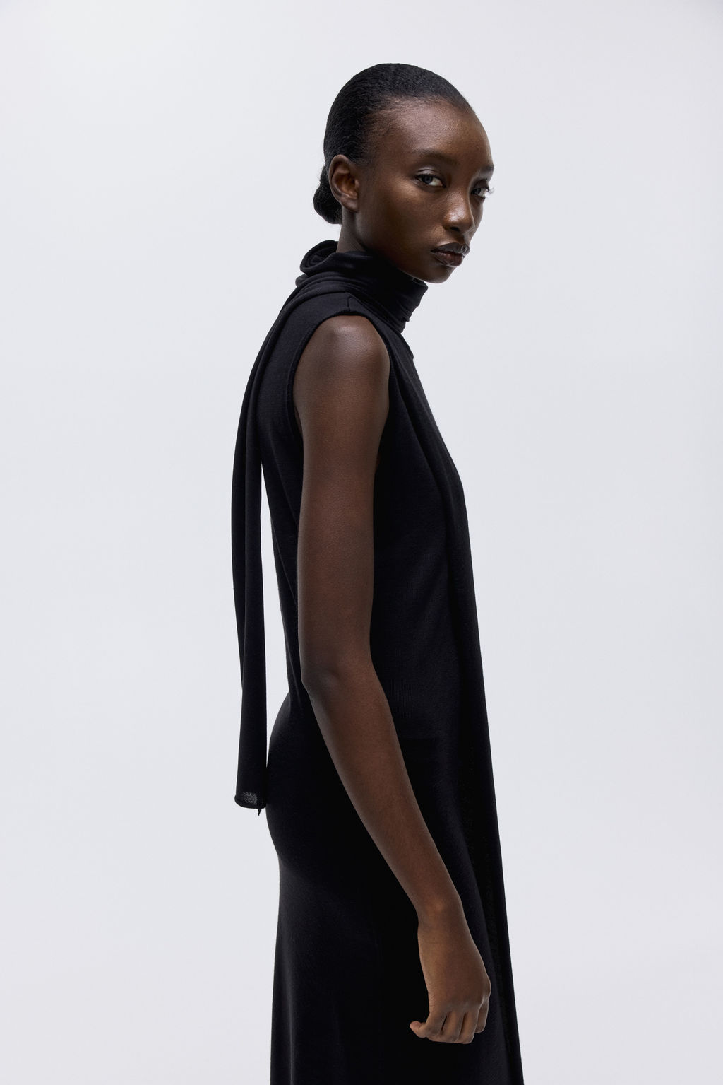 Vestido con cuello fular - H&m фото 3