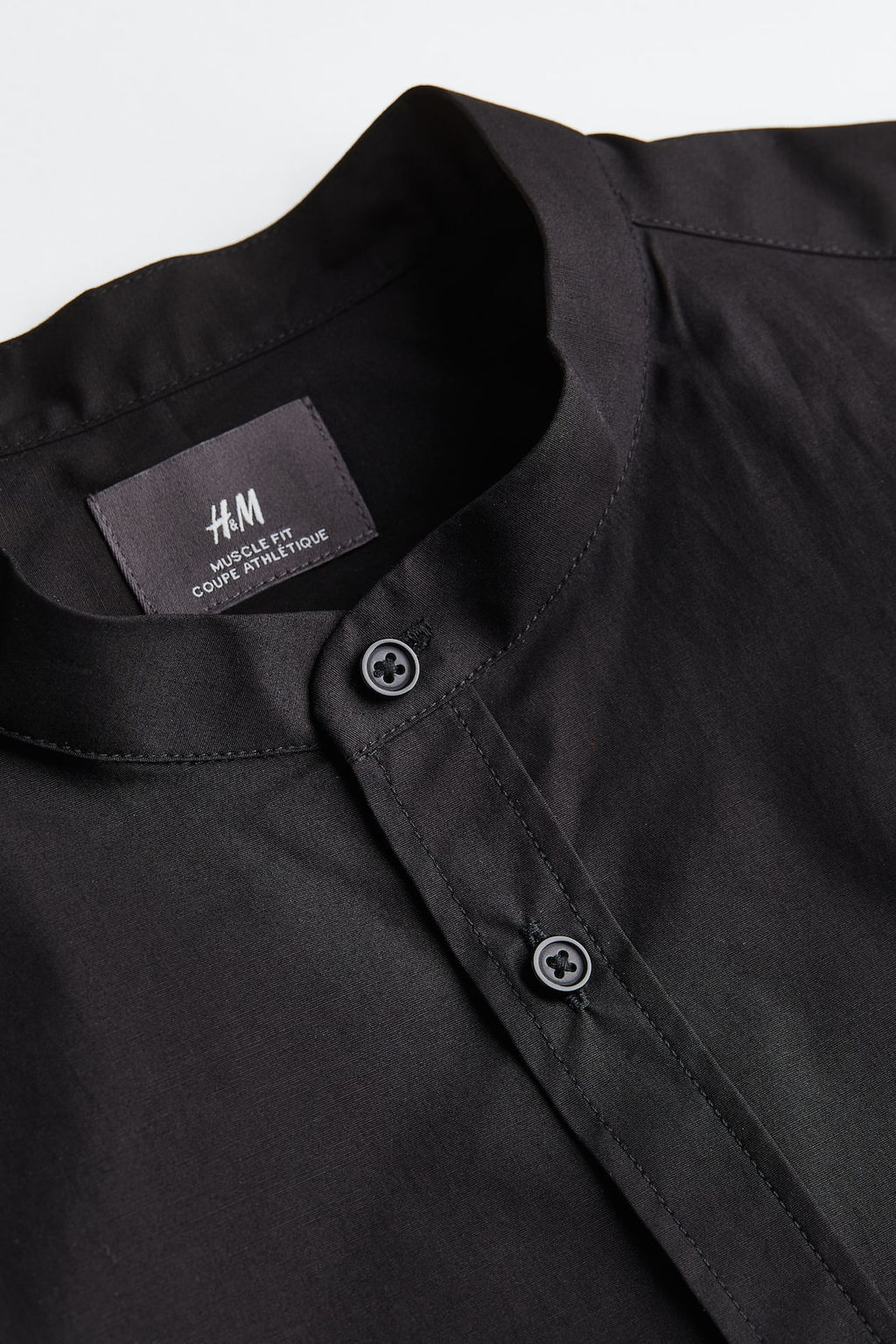 Camisa de algodon Muscle Fit - H&m фото 7