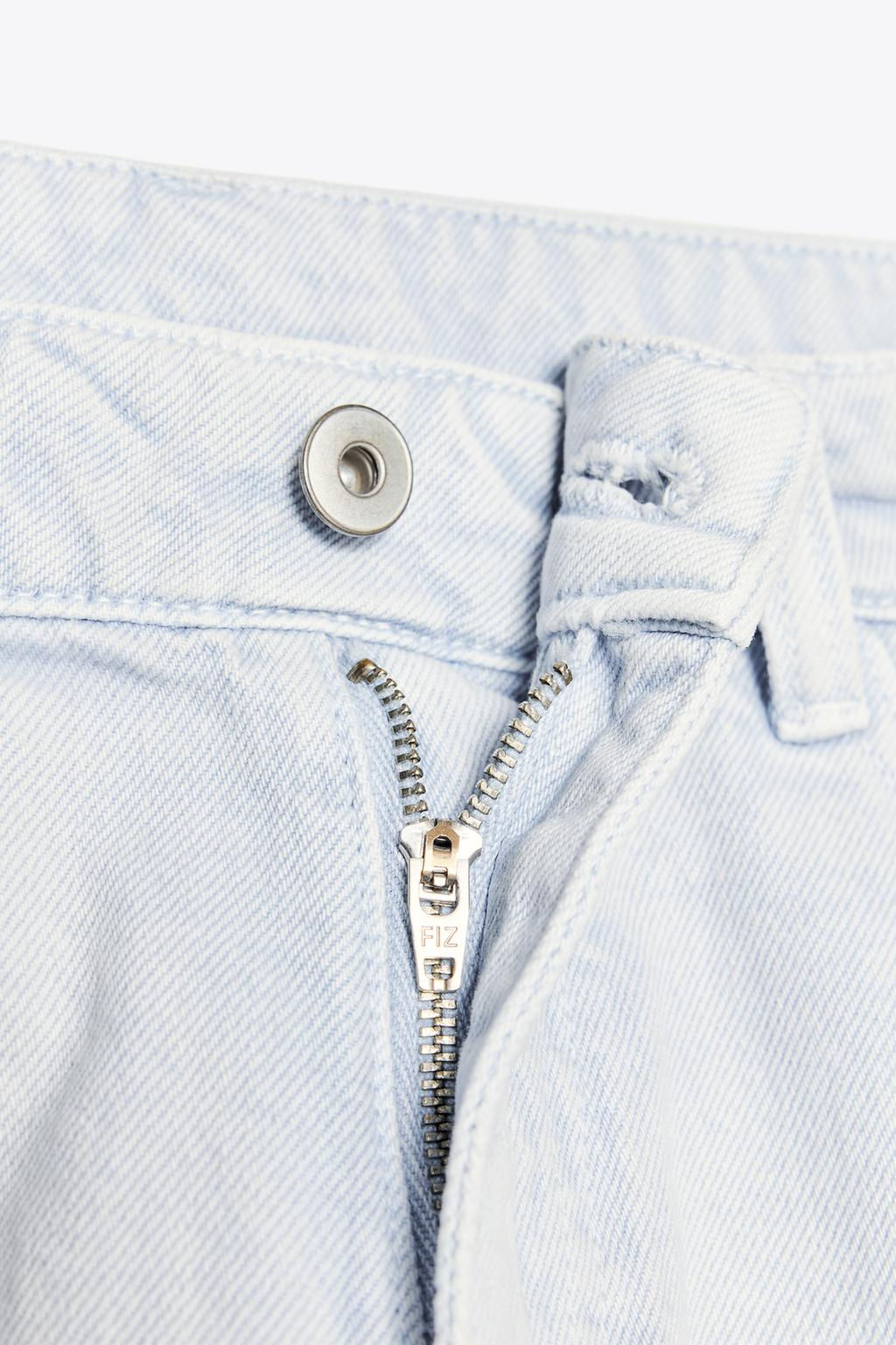 MID-RISE WIDE-LEG TRF JEANS - Zara фото 9
