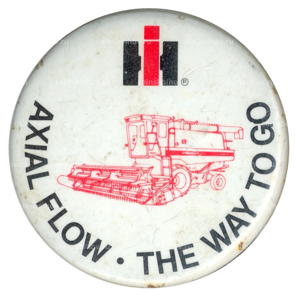 Значок рекламный комбайны Axial Flow