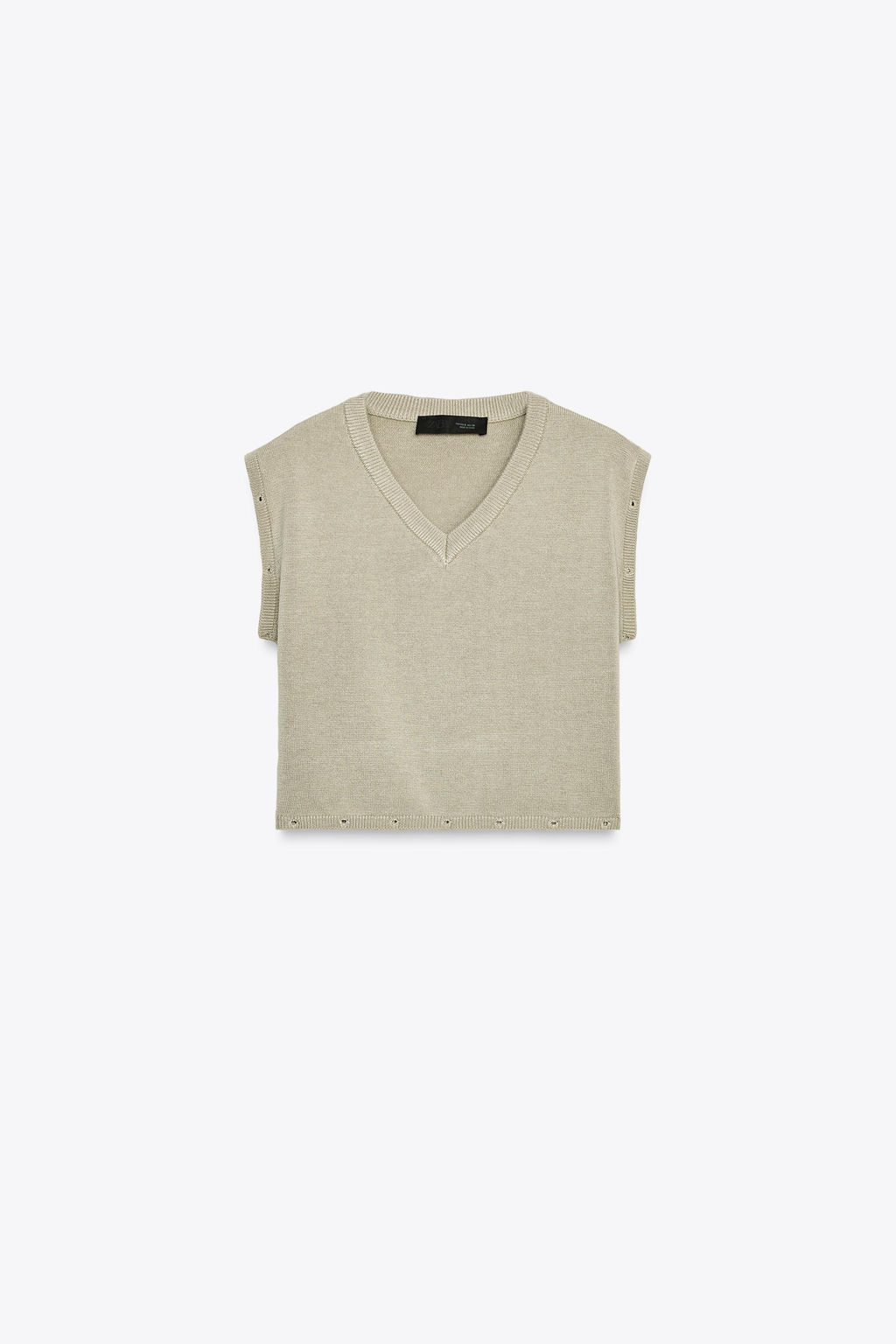 BUTTON DETAIL KNIT SWEATER - Zara фото 10
