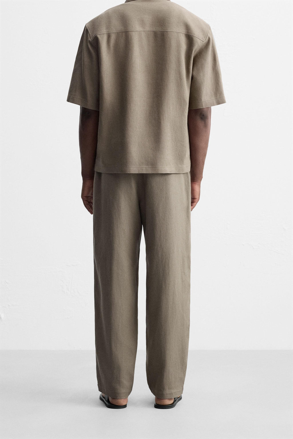 VISCOSE-JUTE TROUSERS - Zara фото 3
