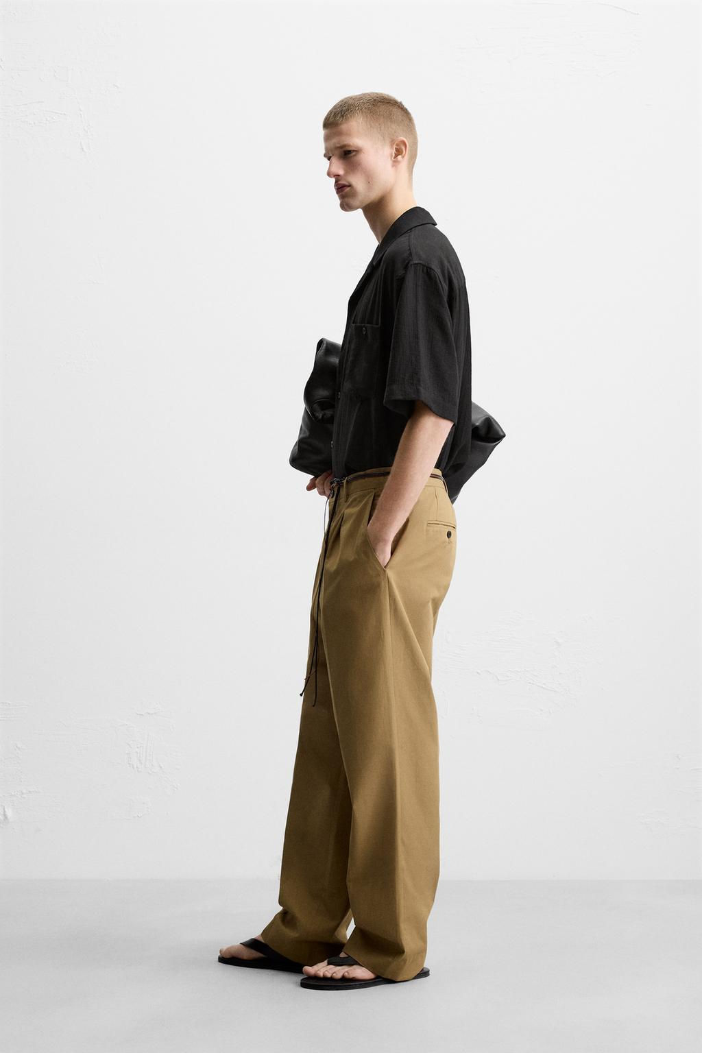 CREASED JACQUARD SHIRT - Zara фото 13