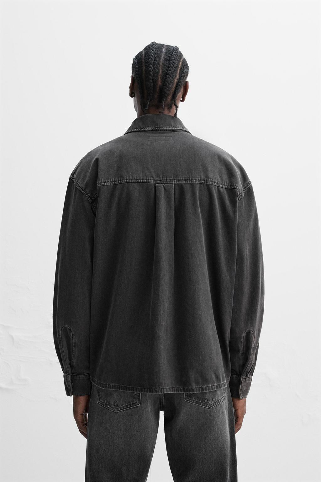 LIMITED EDITION DENIM SHIRT - Zara фото 3