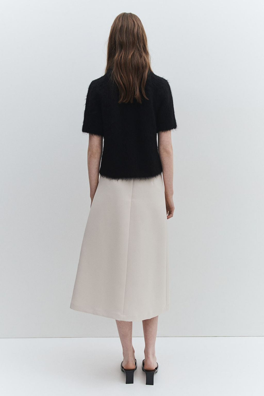 Falda en mezcla de lana - H&m фото 4