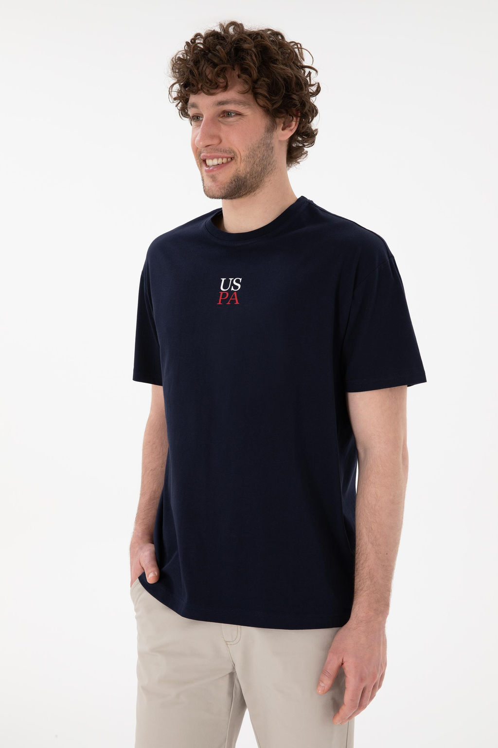 Erkek Comfort Fit Bisiklet Yaka Lacivert Ti__rt Sepette S_rpriz _ndirim - U.s. polo assn фото 4