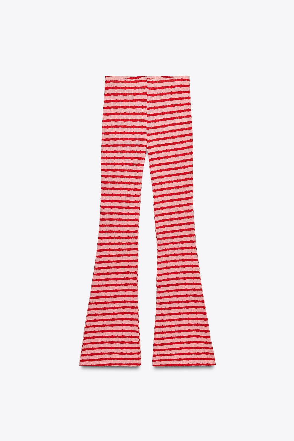 JACQUARD FLARE TROUSERS - Zara фото 5
