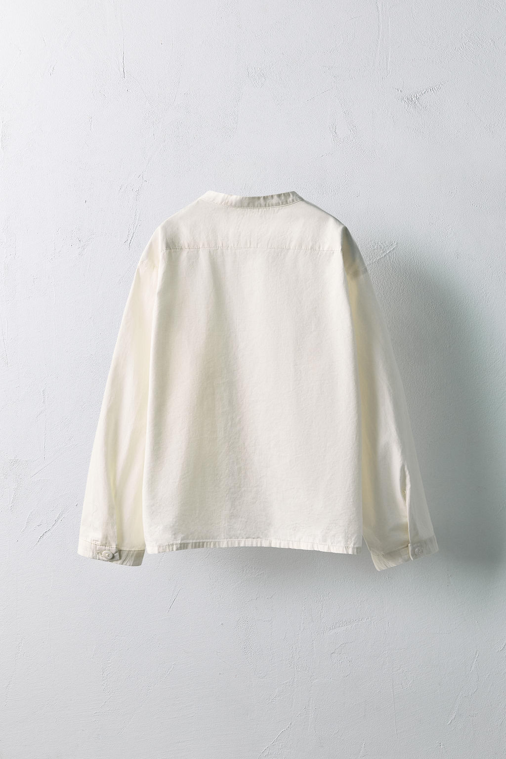 6-10 YEARS/ LIMITED EDITION POPLIN SHIRT WITH STAND COLLAR - Zara фото 2