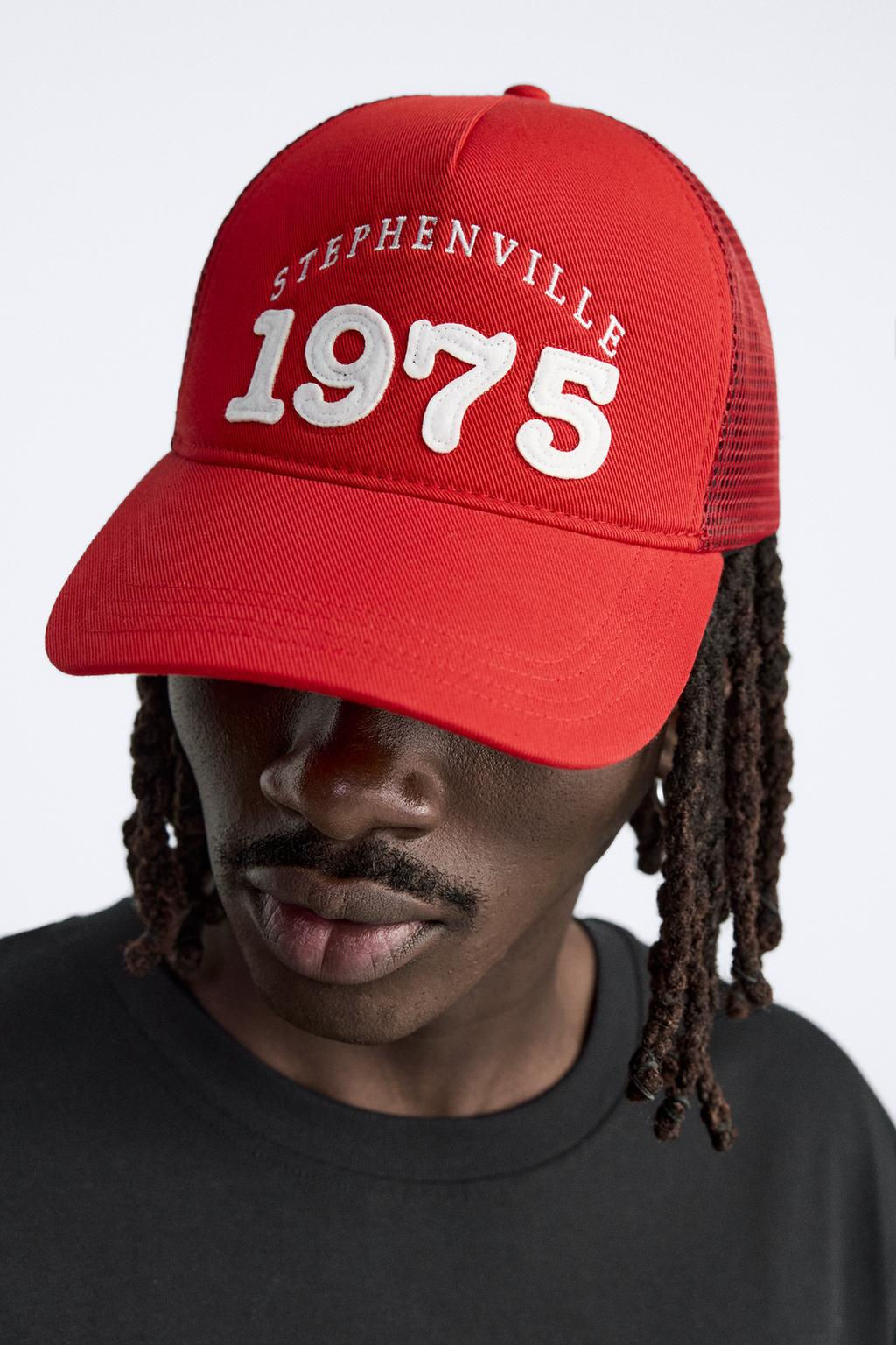 CAP WITH RAISED SLOGAN - Zara фото 3