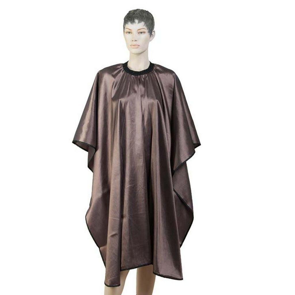 Dewal Пеньюар для стрижки Глянец AA04Brown, 128 х 146 см, коричневый